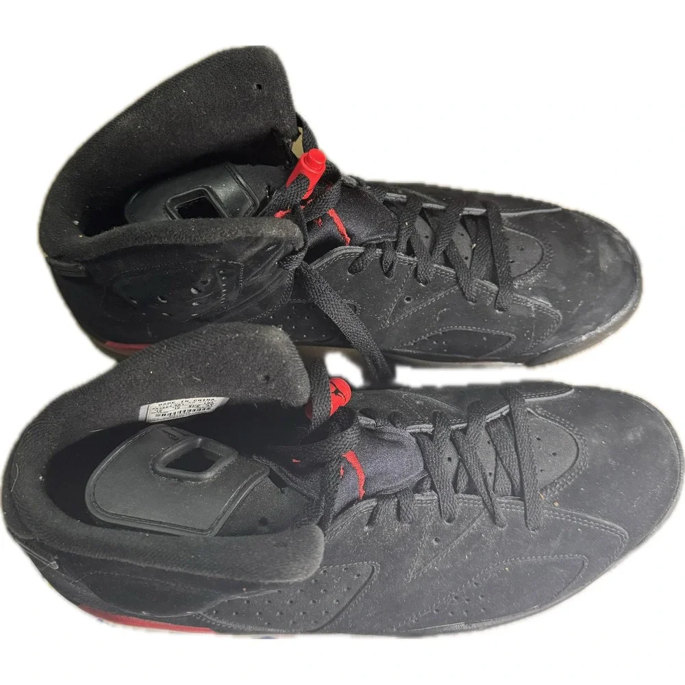 Nike Air Jordan 6 Retro Varsity Red Black 20010 Sneakers 384664-061 Mens 13